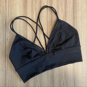 Black Pushing Limits Lululemon Bra